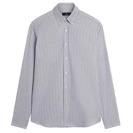 dunhill(ダンヒル) コットンカシミア オックスフォードストライプ ロングスリーブ ボタンダウンシャツ DU26RG133B2201