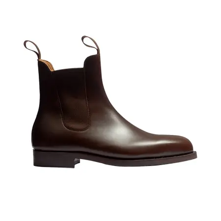 J.M. WESTON(ジェイエムウエストン) Chelsea Boot Rubber Sole ダークブラウンボックスカーフ [11391547051T]
