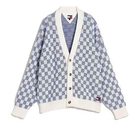 TOMMY HILFIGER(トミーヒルフィガー) Vネックコットンニットカーディガン DM22745