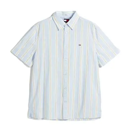 TOMMY HILFIGER(トミーヒルフィガー) シアサッカーレギュラーパターンショートスリーブシャツ DM22784