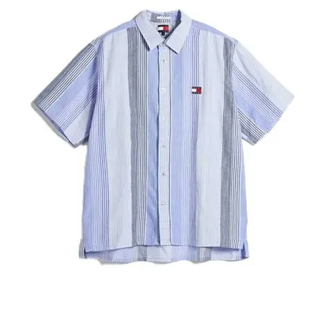 TOMMY HILFIGER(トミーヒルフィガー) リラックスストライプショートスリーブシャツ DM22789