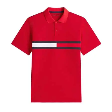 TOMMY HILFIGER(トミーヒルフィガー) フラッグショートスリーブポロシャツ XSYMA604