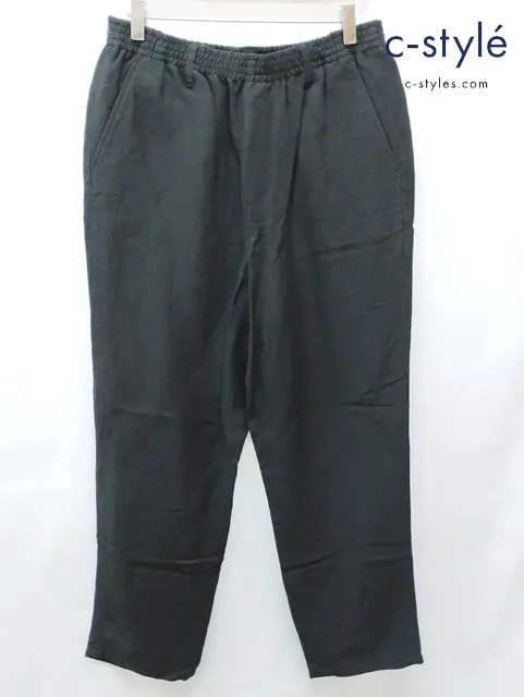 LAMOND ラモンド パンツ 3 ブラック 日本製 STRETCH EASY TROUSERS LM-P-116-LI