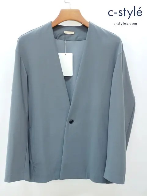 LAMOND ラモンド ジャケット 3 ブルーグレー系 日本製 PREMIUM STRETCH CARDIGAN LM-C-169