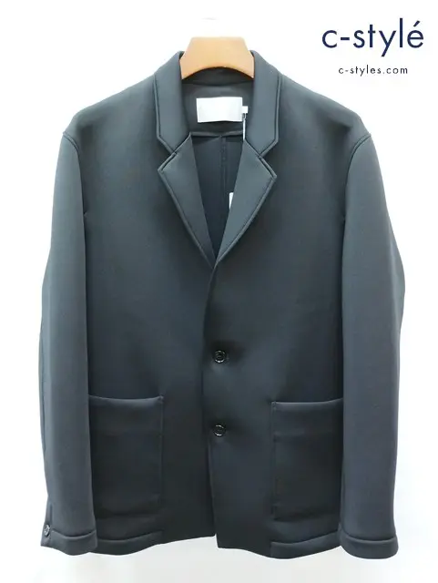 CURLY&Co. カーリー ジャケット3 ブラック SMOOTH DOUBLE – KNIT JACKET 241-531222 日本製