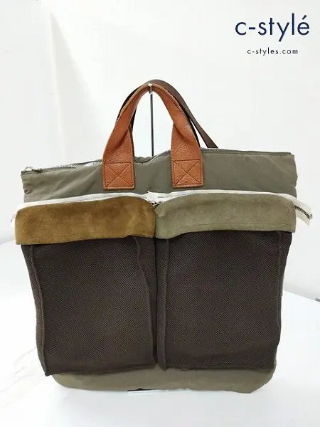 Hender Scheme エンダースキーマ ヘルメットバッグ カーキ