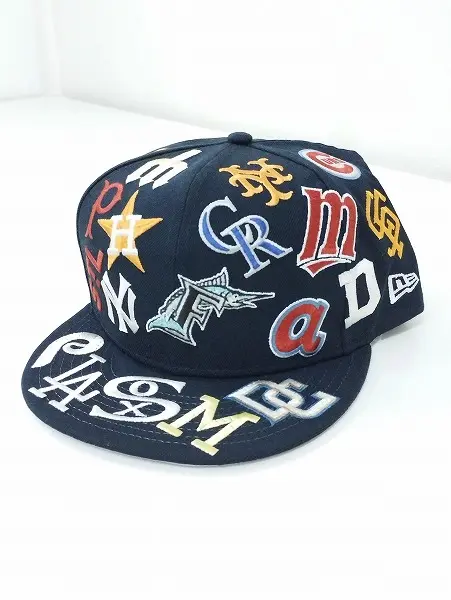 NEW ERA ニューエラ 9FIFTY Team Logo Allover MLB クーパーズタウン キャップ L/XL ネイビー