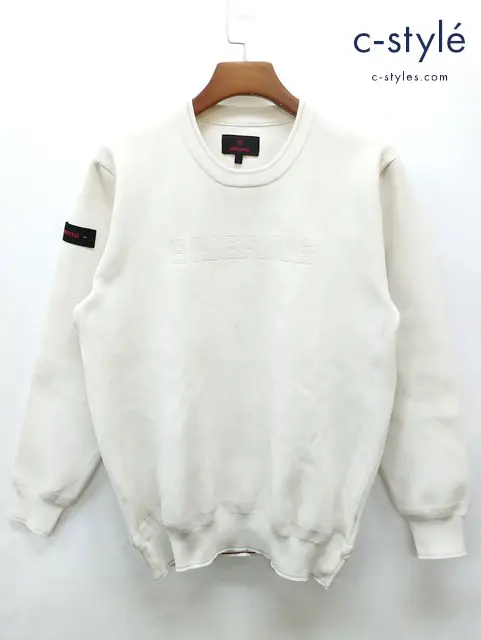 BRIEFING ブリーフィング WR CREW NECK KNIT ニット L クリーム系 BRG223M22