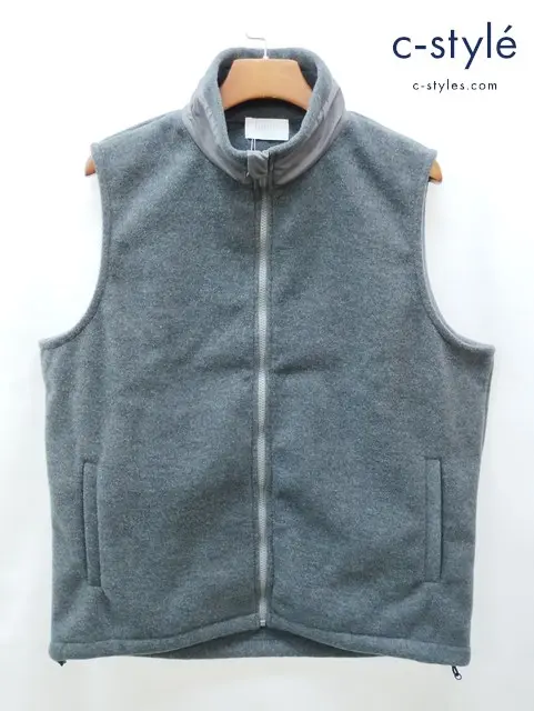 FLISTFIA フリストフィア ベスト 3 グレー フリース Fleece Vest 日本製