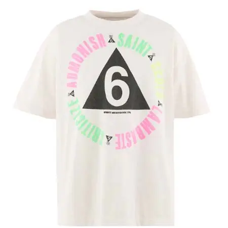 セントマイケル(SAINT Mxxxxxx) SS T-SHIRT/6 / WHT