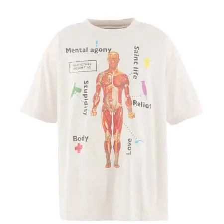 セントマイケル(SAINT Mxxxxxx) SS T-SHIRT/BODY / WHT