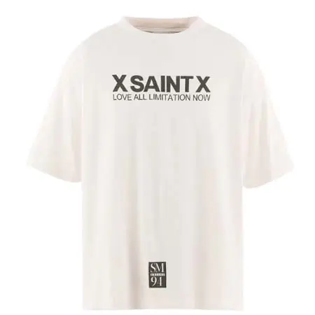 セントマイケル(SAINT Mxxxxxx) SS T-SHIRT/X SAINT X / WHT