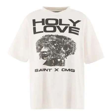 セントマイケル(SAINT Mxxxxxx) KK_SS T-SHIRT/HOLY LOVE / WHT