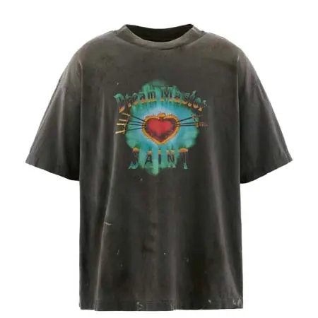 セントマイケル(SAINT Mxxxxxx) SS T-SHIRT/HEART / BLK