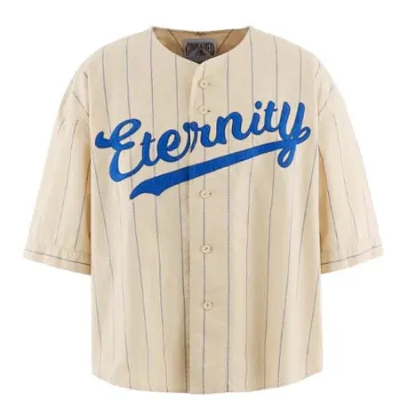 セントマイケル(SAINT Mxxxxxx) BASEBALL SHIRT/ETERNITY / WHT