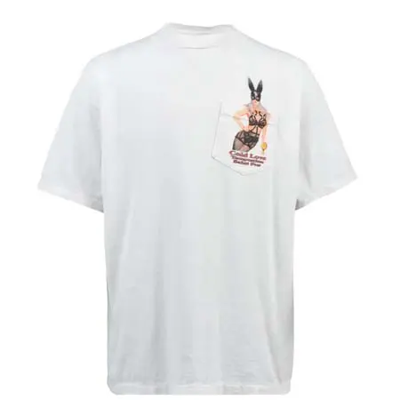 セントマイケル(SAINT Mxxxxxx) SS T-SHIRT/POCKET / WHT