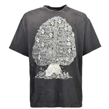 セントマイケル(SAINT Mxxxxxx) SS T-SHIRT/TREE / BLK
