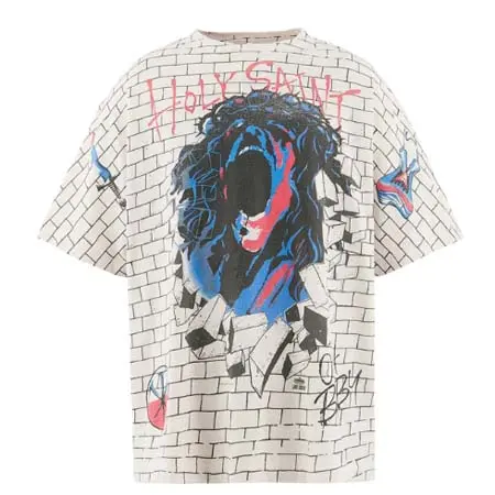 セントマイケル(SAINT Mxxxxxx) SS T-SHIRT/HOLY SAINT / WHT