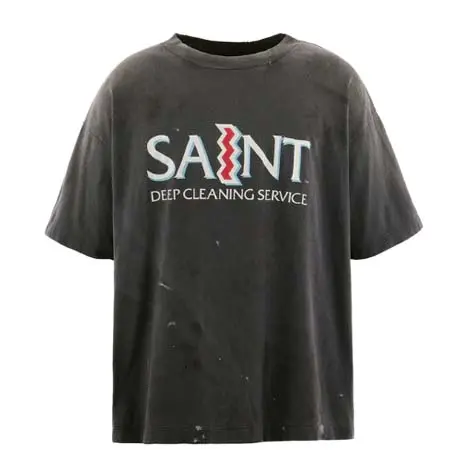 セントマイケル(SAINT Mxxxxxx) SS T-SHIRT/SAINT / BLK
