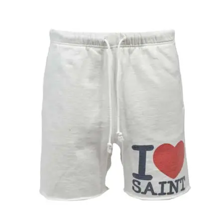 セントマイケル(SAINT Mxxxxxx) SWEAT SHORTS/I LOVE SAINT / WHT