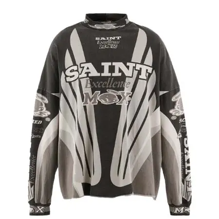 セントマイケル(SAINT Mxxxxxx) LS T-SHIRT/SAINT MX / BLK