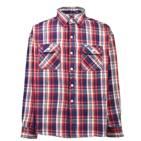 セントマイケル(SAINT Mxxxxxx) FLANNEL SHIRT/CHECK / BEI