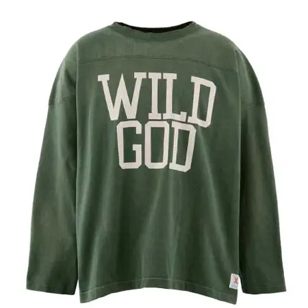 セントマイケル(SAINT Mxxxxxx) FOOTBALL SWEAT/WILD GOD / GRN
