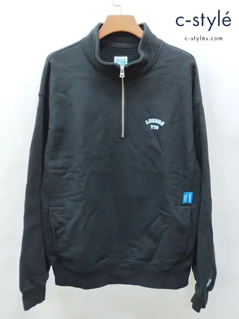 Liberaiders リベレイダース HEAVY WEIGHT FLEECE HALF ZIP スウェット トレーナー L ブラック