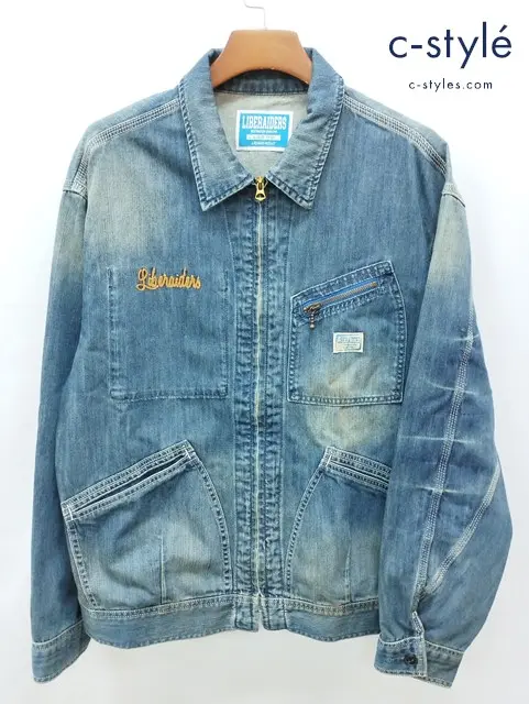 Liberaiders リベレイダース ZIP FRONT DENIM JACKET デニムジャケット L インディゴ 760092301