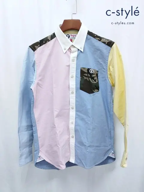 Aape by A BATHING APE エーエイプバイアベイシングエイプ オックスフォードシャツ M マルチカラー