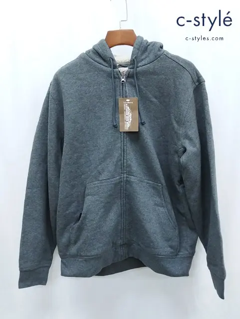 L.L.Bean エルエルビーン KATAHDIN IRON WORKS Full Zip Hoodie パーカー MED-REG グレー系 244926