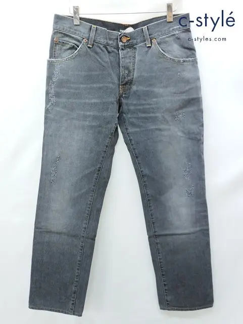 DOLCE&GABBANA ドルチェ＆ガッバーナ デニムパンツ 46 グレー系 G32KTP