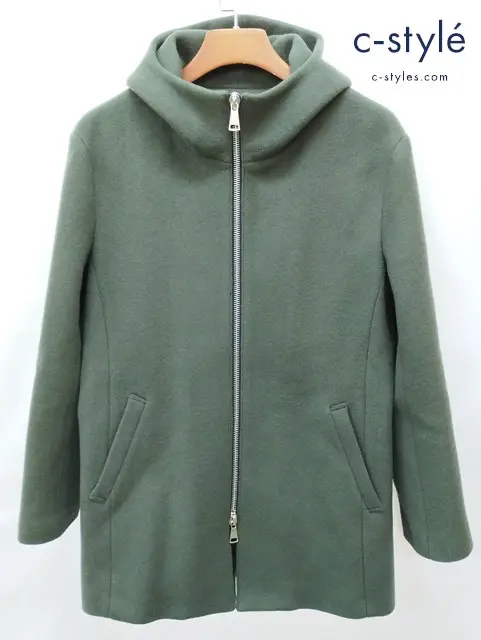 wjk ダブルジェイケイ コート M グリーン 1835 wl41u High-Neck Zip Coat