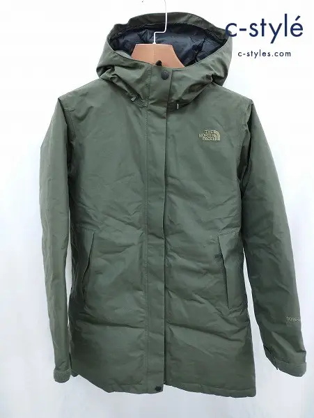 THE NORTH FACE ザノースフェイス ダウンコート L カーキ Makalu Down Coat NDW91636 レディース