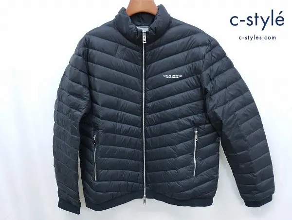 ARMANI EXCHANGE アルマーニ エクスチェンジ ダウンジャケット XL ブラック 8NZB52 ZNW3Z