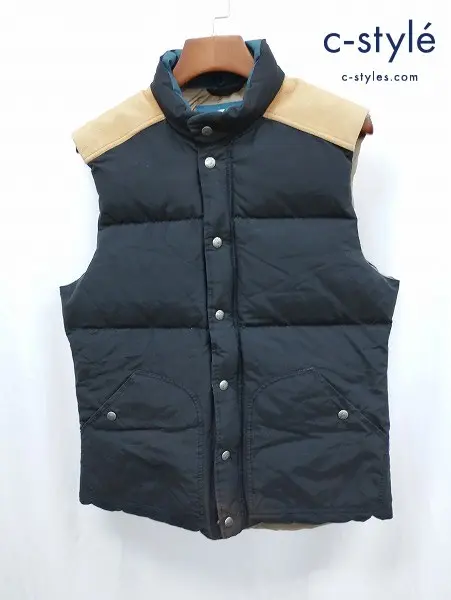 SIERRA DESIGNS×ANACHRONORM シエラデザインズ×アナクロノーム ダウンベスト L ブラック