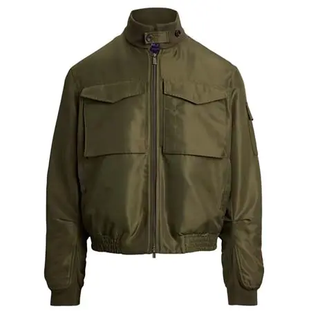 ラルフローレン(RALPH LAUREN) Purple Label ツイル フライト ジャケット[100063718]