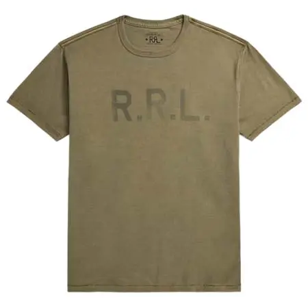 ラルフローレン(RALPH LAUREN) RRL ガーメントダイド ロゴ ジャージー Tシャツ [100028413]