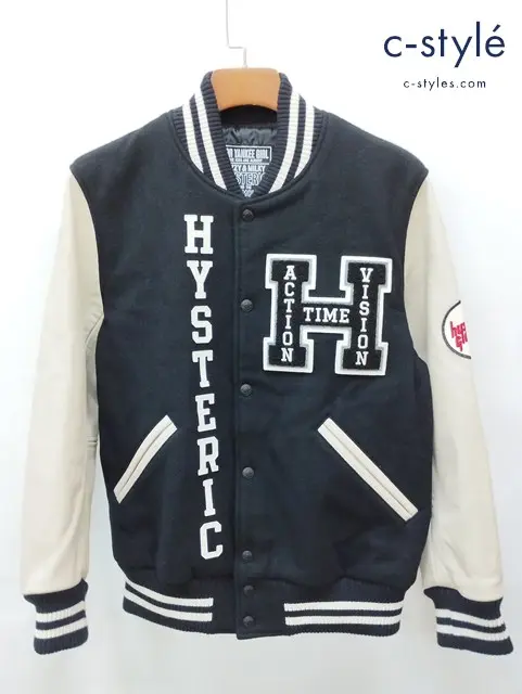 HYSTERIC GLAMOUR ヒステリックグラマー ジャケット L ブラック SEE NO EVIL刺繍 02223AB09