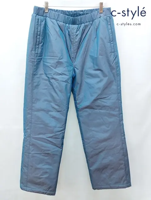 nobis ノビス パンツ M ブルー系 WESTON パファーナイロンパンツ ZHFUN165