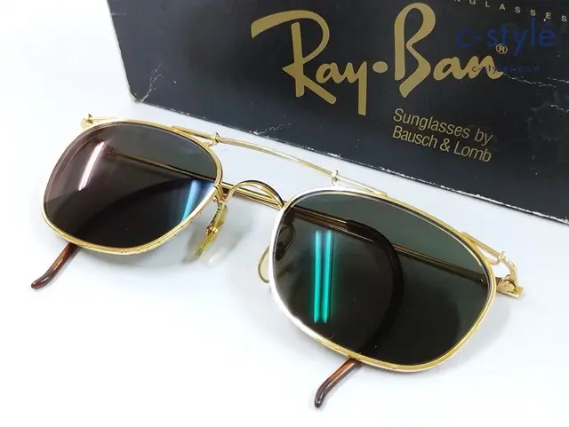 Ray-Ban レイバン サングラス ゴールド B&L 度入り