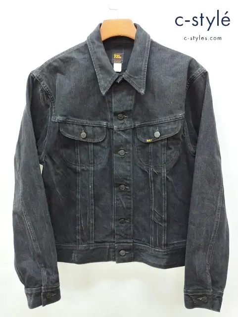 RRL ダブルアールエル デニムトラッカージャケット L ブラック