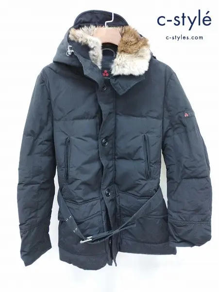 PEUTEREY ピューテリー ダウンジャケット S ブラック HURRICANE DOWN JACKET 47275020