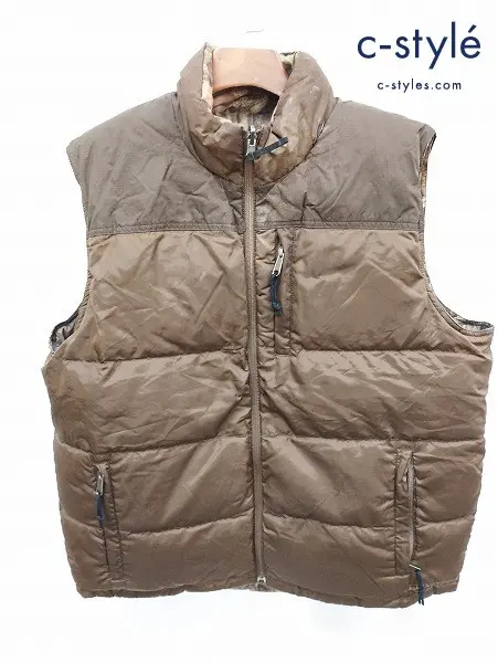L.L.Bean エルエルビーン ダウンベスト L ブラウン リバーシブル