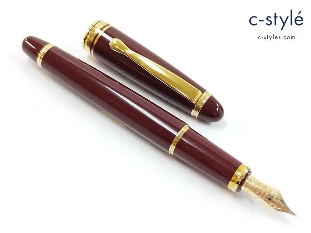 PILOT パイロット custom98 fountain pen 万年筆 赤茶