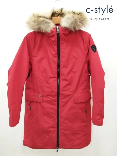 nobis ノビス ダウンコート S レッド ROMEDA ZJFGT0708 レディース