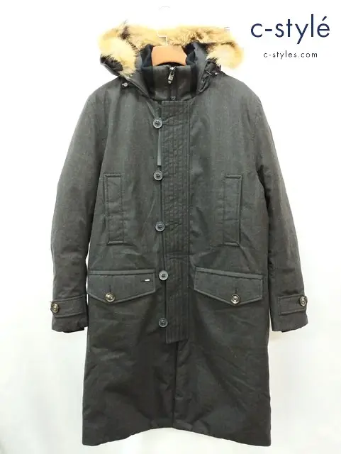 nobis ノビス ダウンコート M ブラック系 OZARK ZJFUN0722