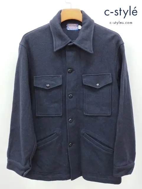 PENDLETON ペンドルトン コート M ネイビー 70s USA製 ウール100%