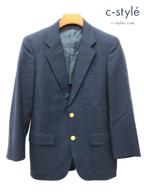 J.PRESS ジェイプレス ジャケット C-88 W-72 T-165 ネイビー 3B段返り 34771