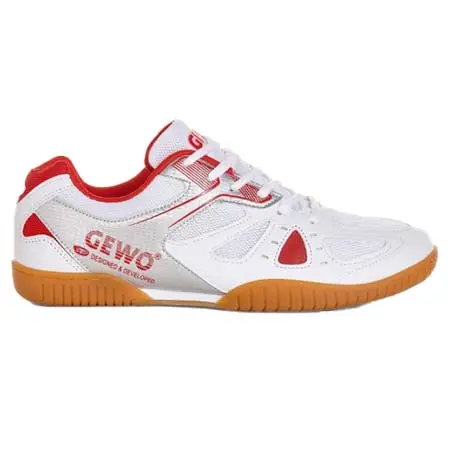 ゲウォ(GEWO) 卓球 シューズ GEWO Shoe Light Flex Red white/red